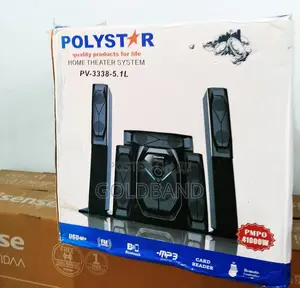 User-Friendly Poly Star Pv-3338-5.1l Sound Bar System
