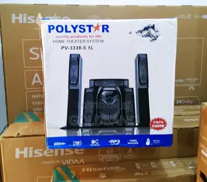User-Friendly Poly Star Pv-3338-5.1l Sound Bar System