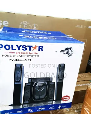A Premium and Clean Sound Bar System "Polystar Pv-3338-5.1l"