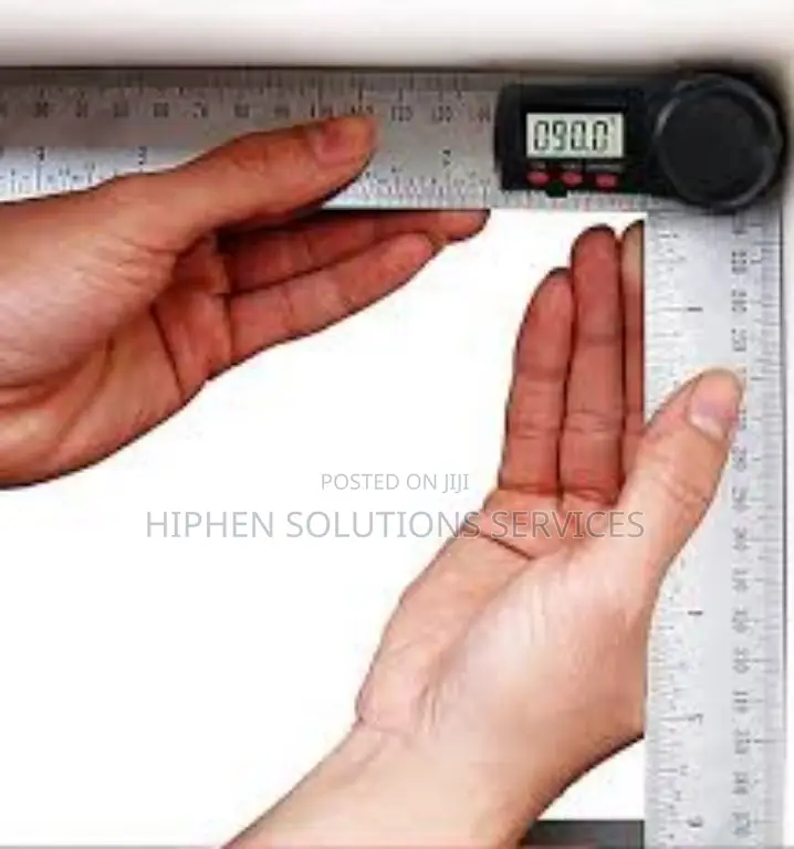 200mm Electronic Protractor Digital Angle Ruler