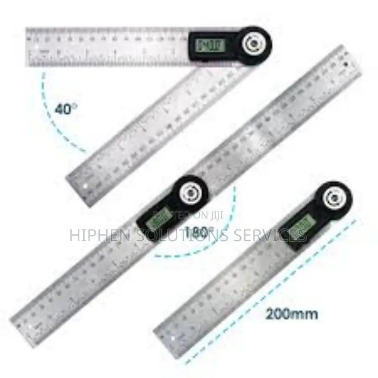 200mm Electronic Protractor Digital Angle Ruler