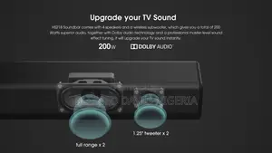 Hisense HS218 2.1ch 200W Soundbar With Wireless Subwoofer