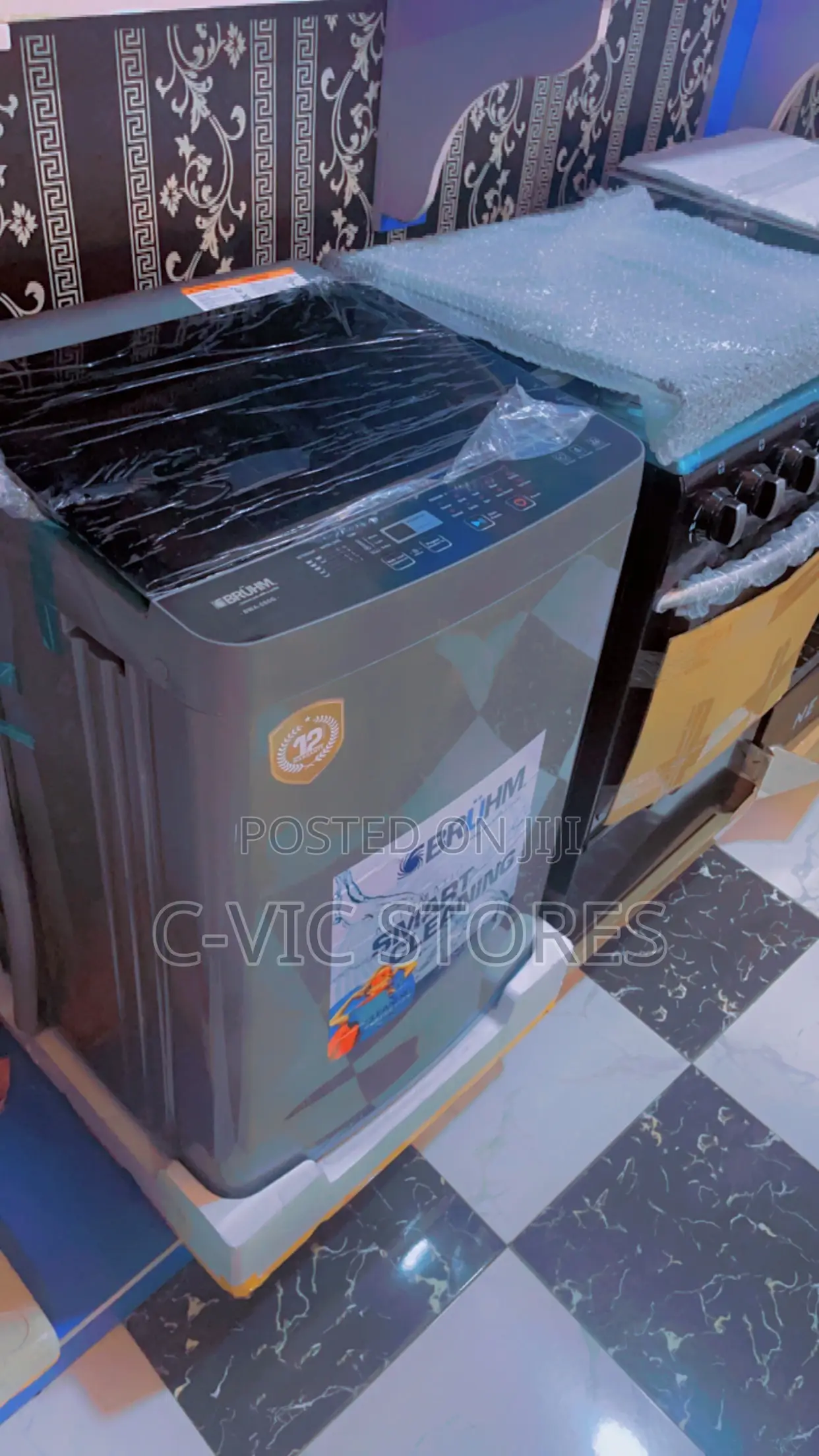 Bruhm 8kg Automatic Washing Machine ( Top Loader )