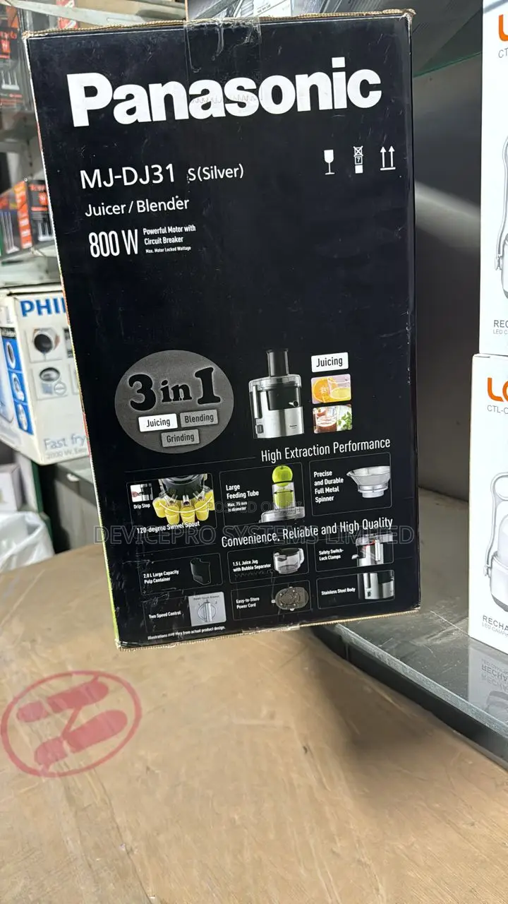 Panasonic 3 in 1 Juicer Blender Mj-Dj31