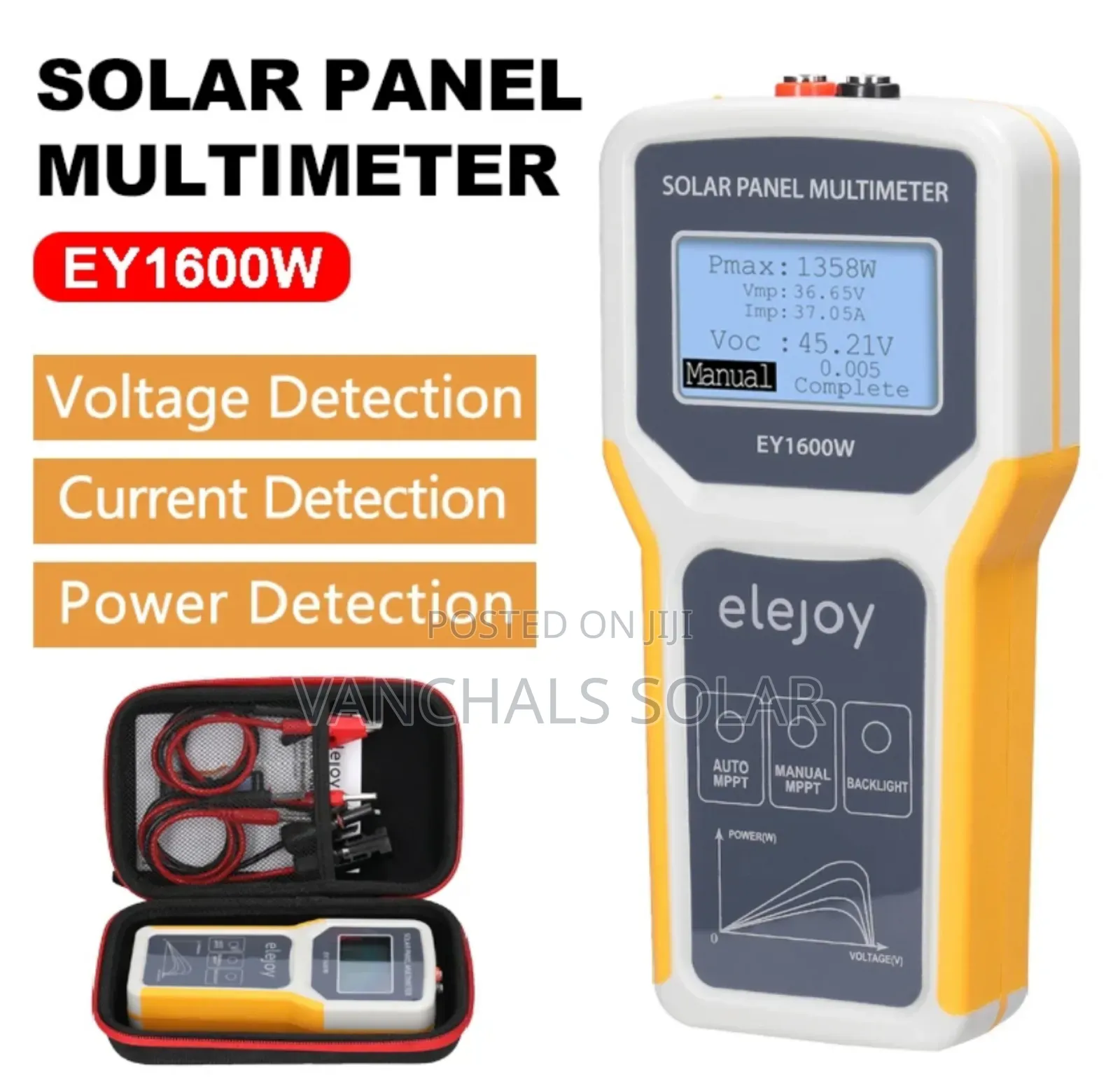 Solar Panel Meter Tester 1600w