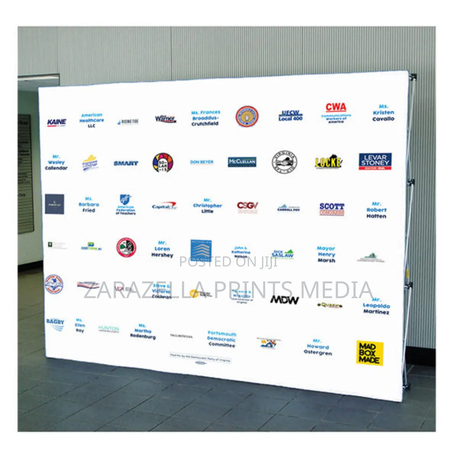 Pop-Up Backdrop for Red Carpet Events