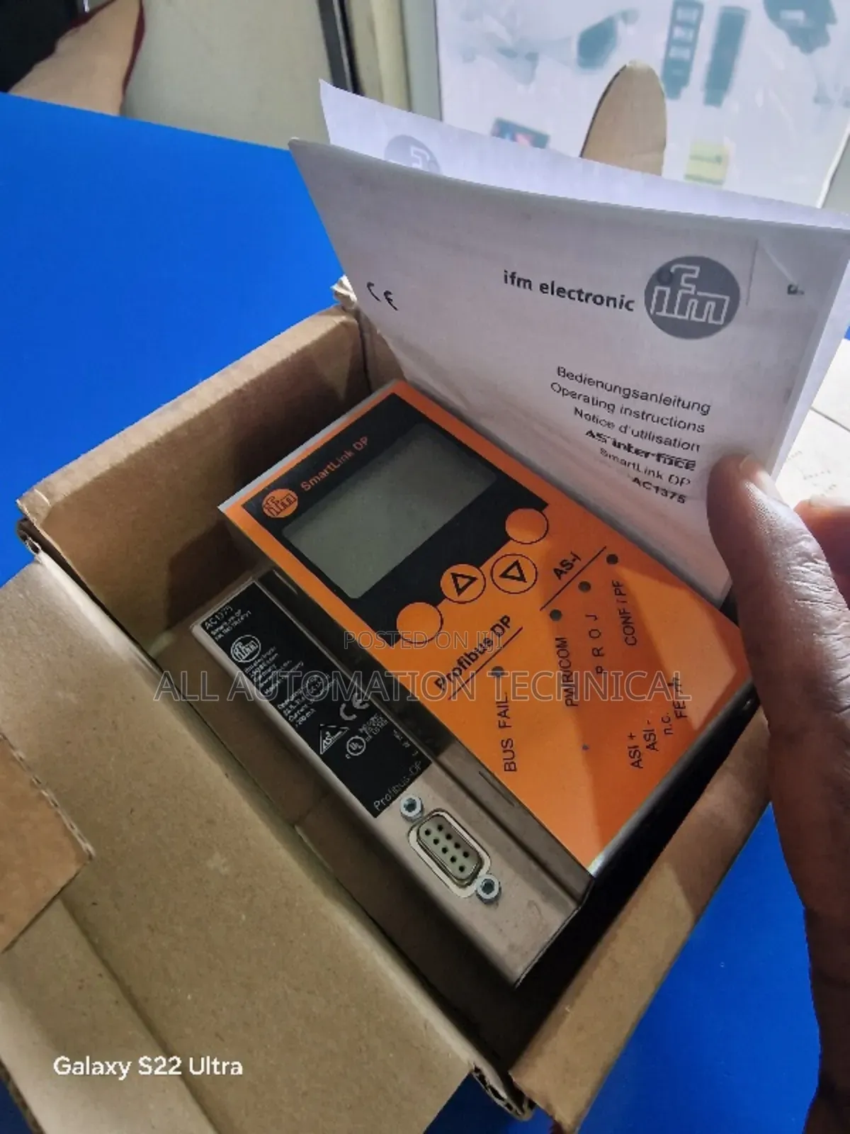 Ifm | Ac1375 | Smartlink M4 Dp 1master | as-Interface Profibus