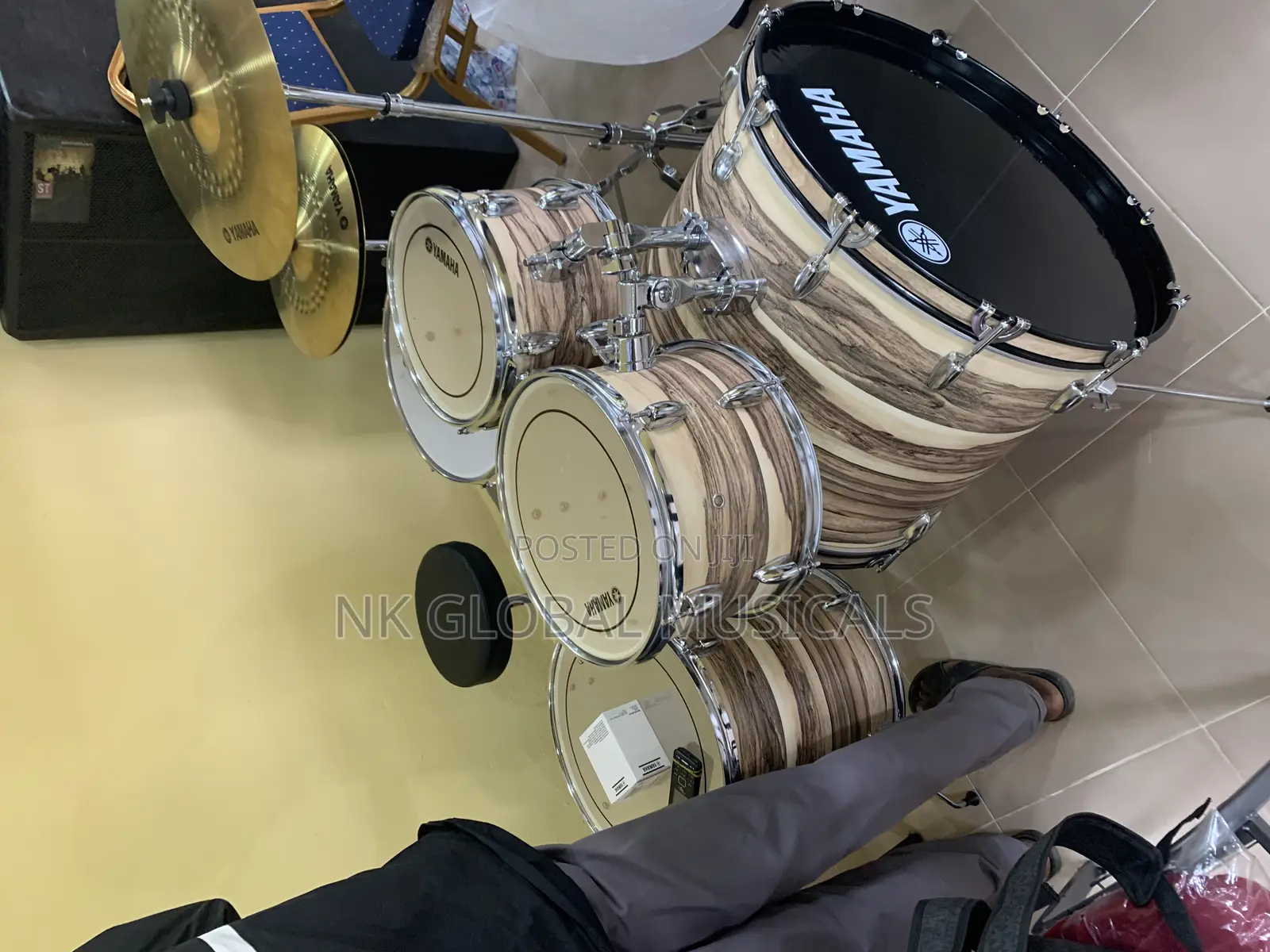 5set Yamaya Drum With Wood Tom