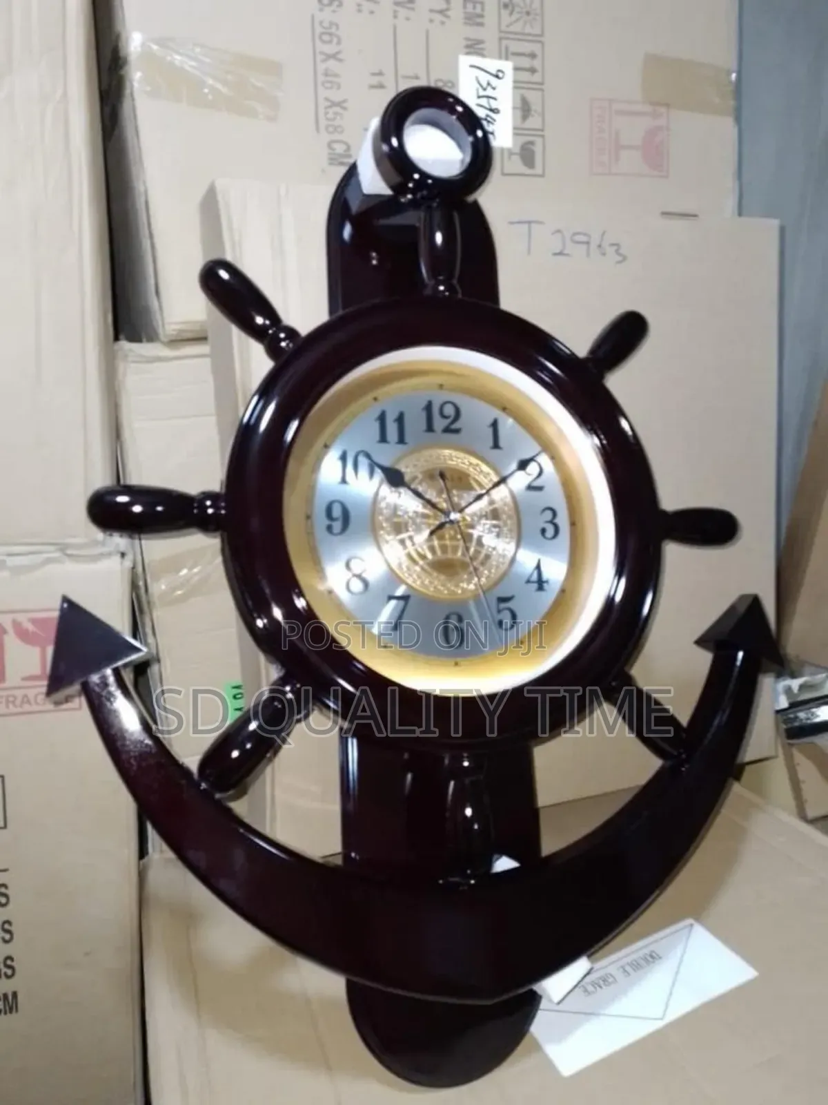 Big Anchor Wall Clock