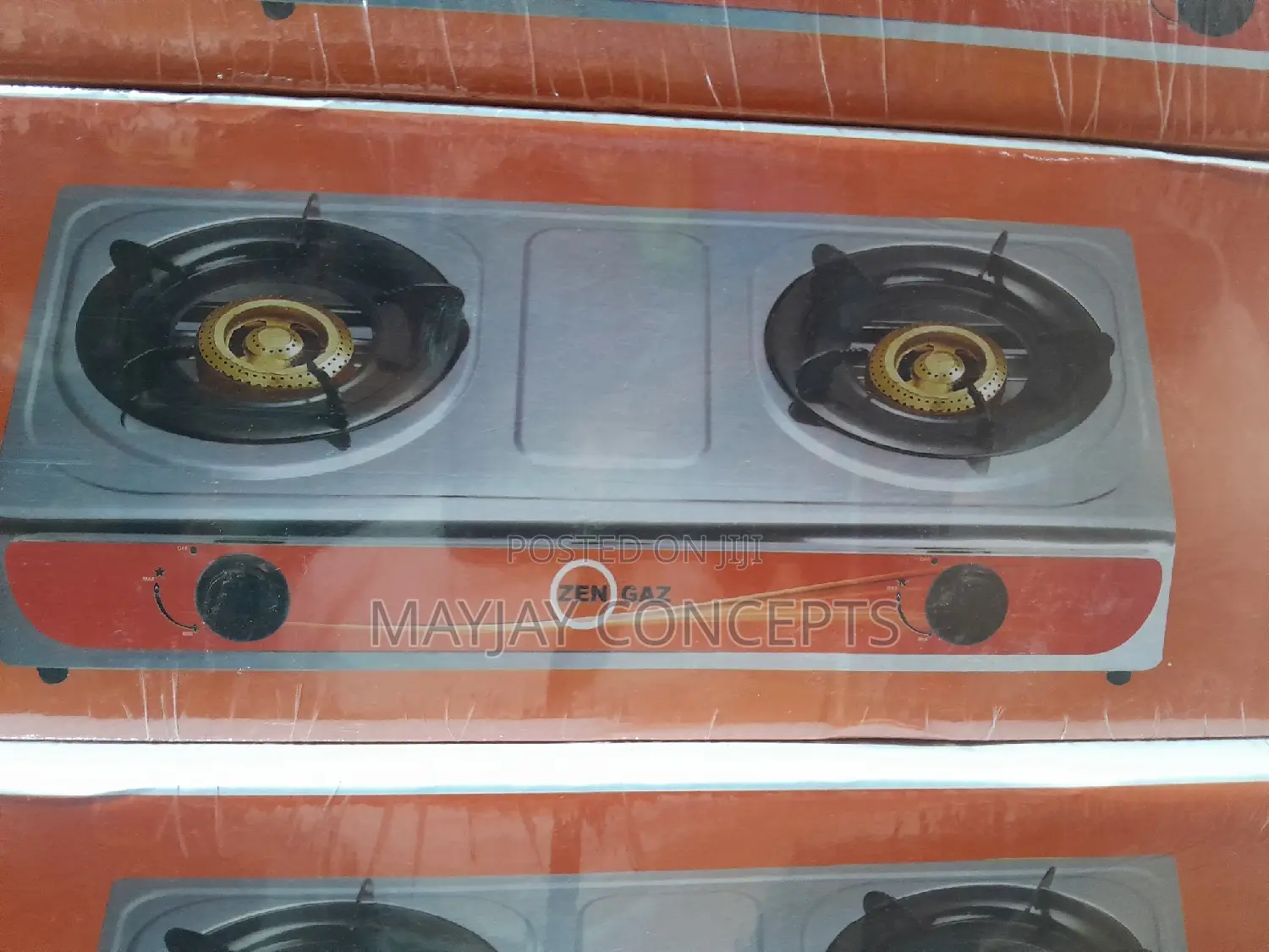 Zengaz Rustless Stainless Double Gas Cooker