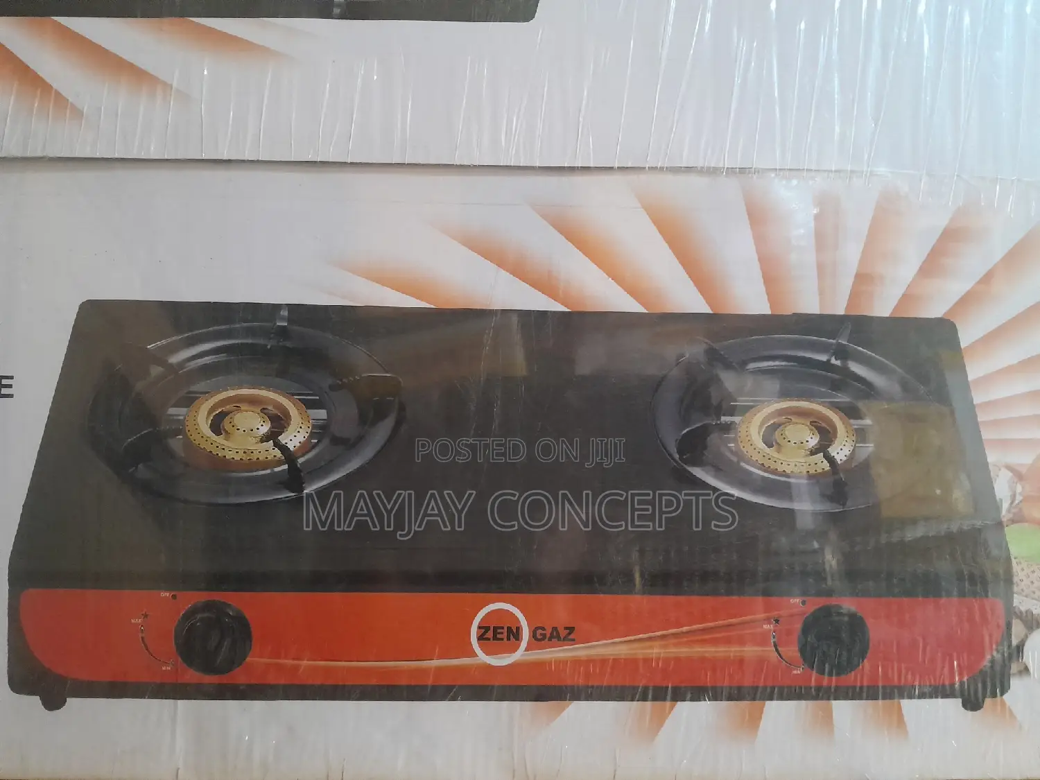 Zengaz Rustless Stainless Double Gas Cooker