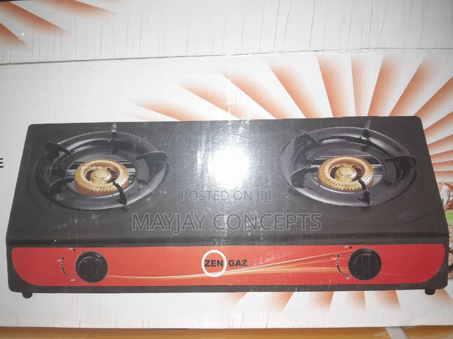 Zengaz Rustless Stainless Double Gas Cooker