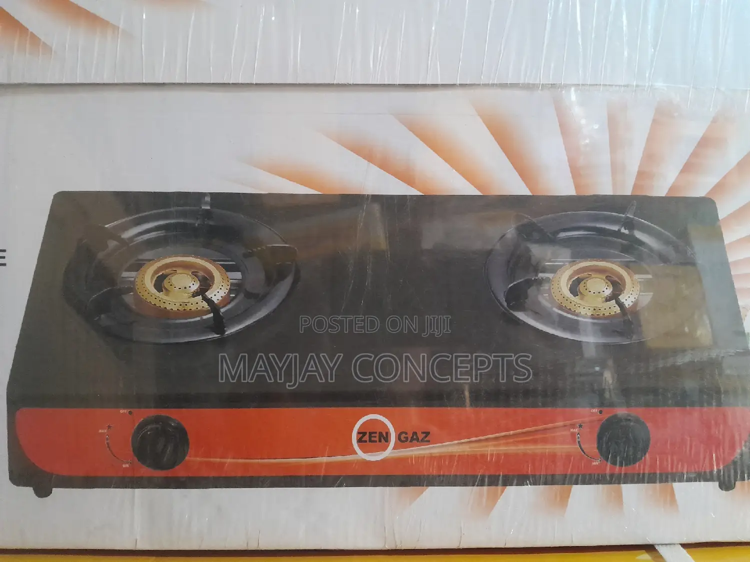 Zengaz Rustless Stainless Double Gas Cooker