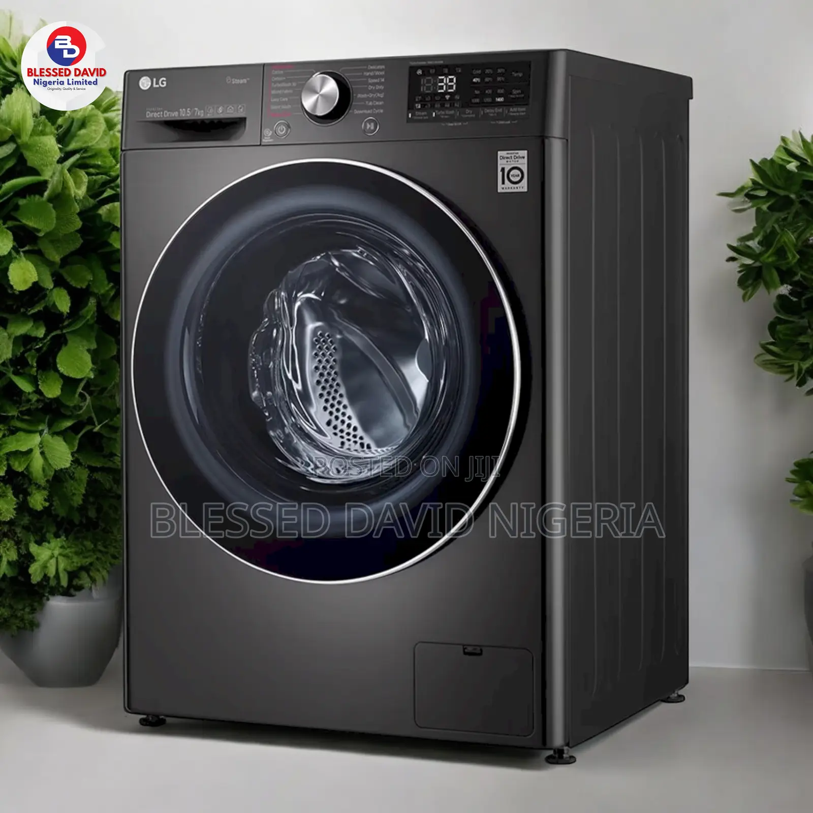LG F2V3FYP6JE 9KG Front Load Washing Machine
