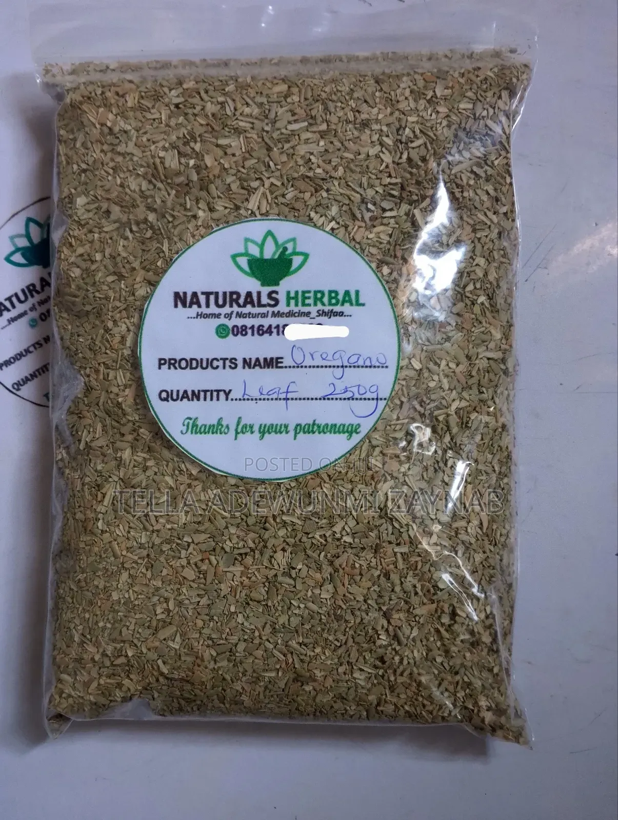 Oregano Leaf (250g)