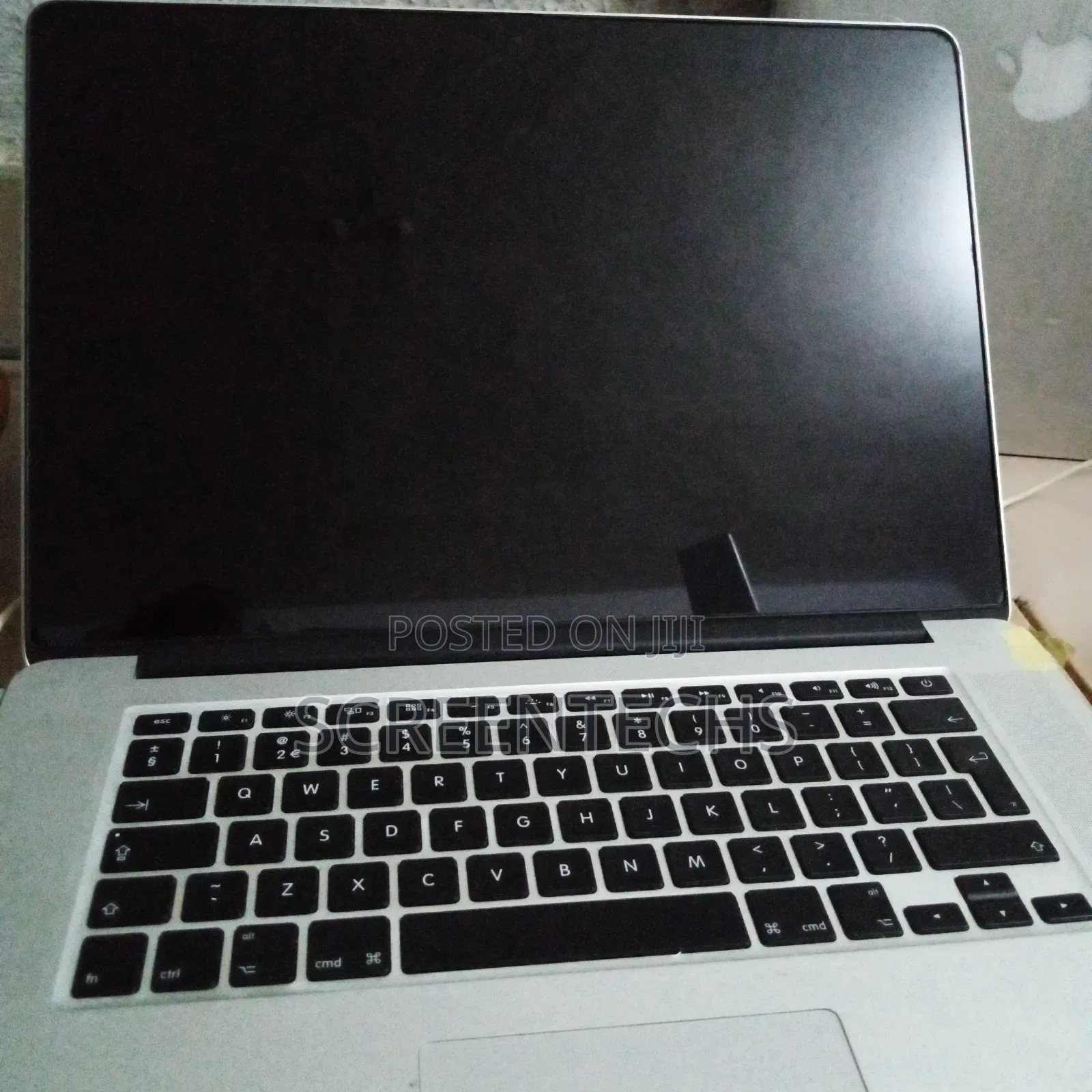 Macbook Decolonized Screen With Dirty Ink Stains