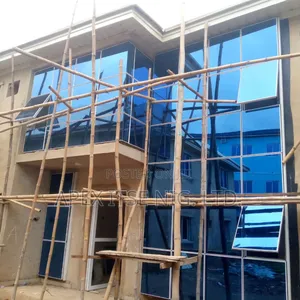 Blue Glass Curtain Wall Windows