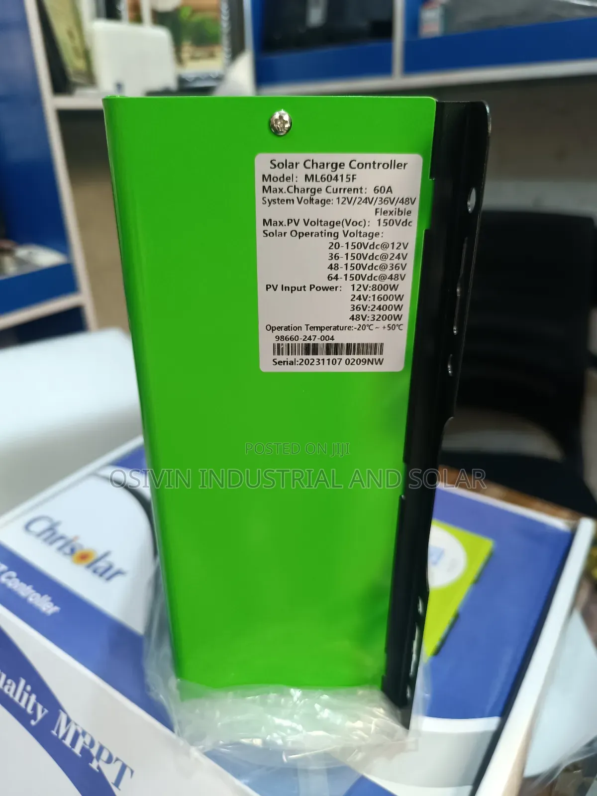 Chrisolar 60amps MPPT Charge Controller