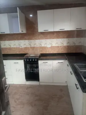 Modern Kitchen Cabinet With Marble Top