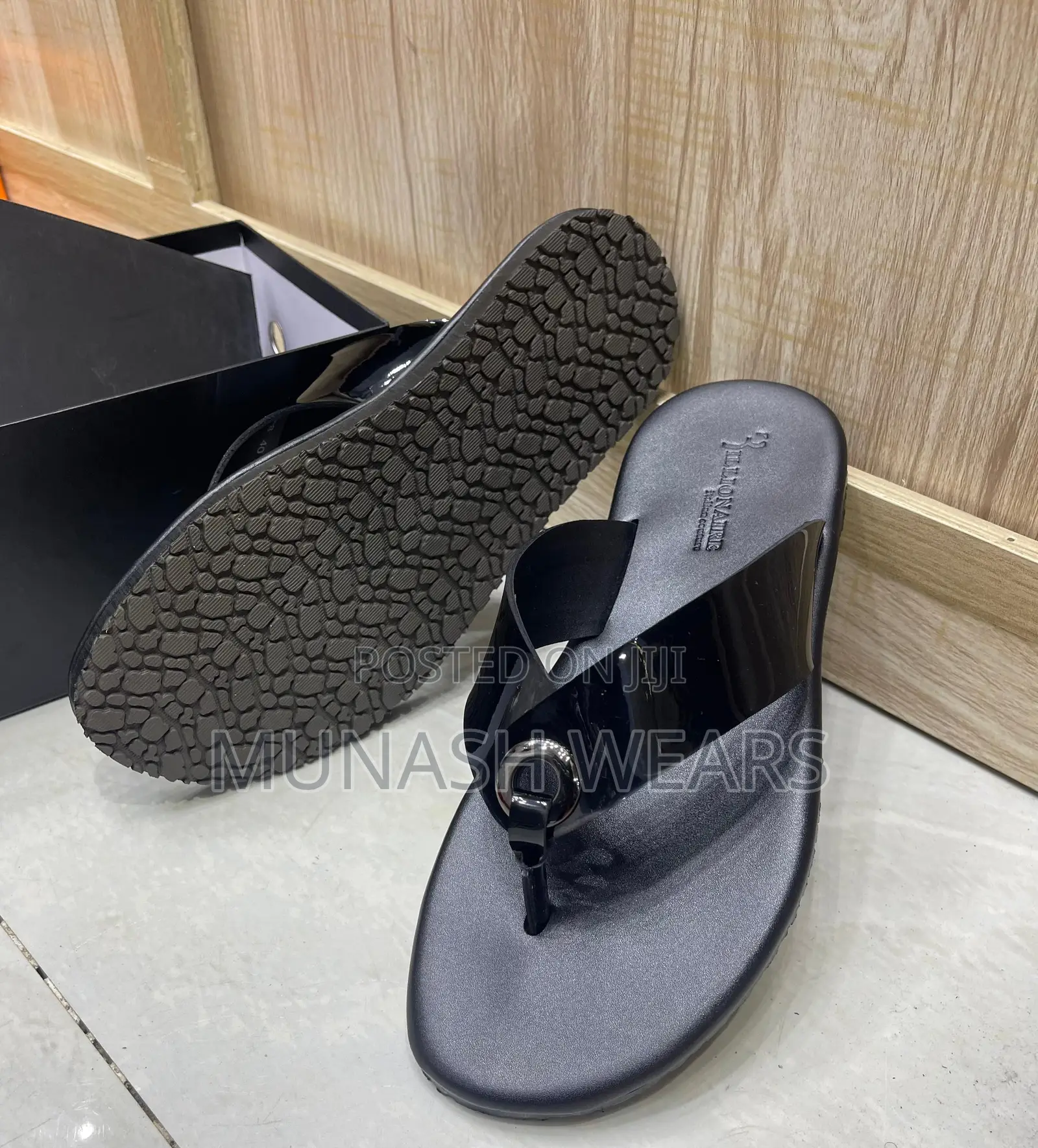 Billionaire Leather Slipers