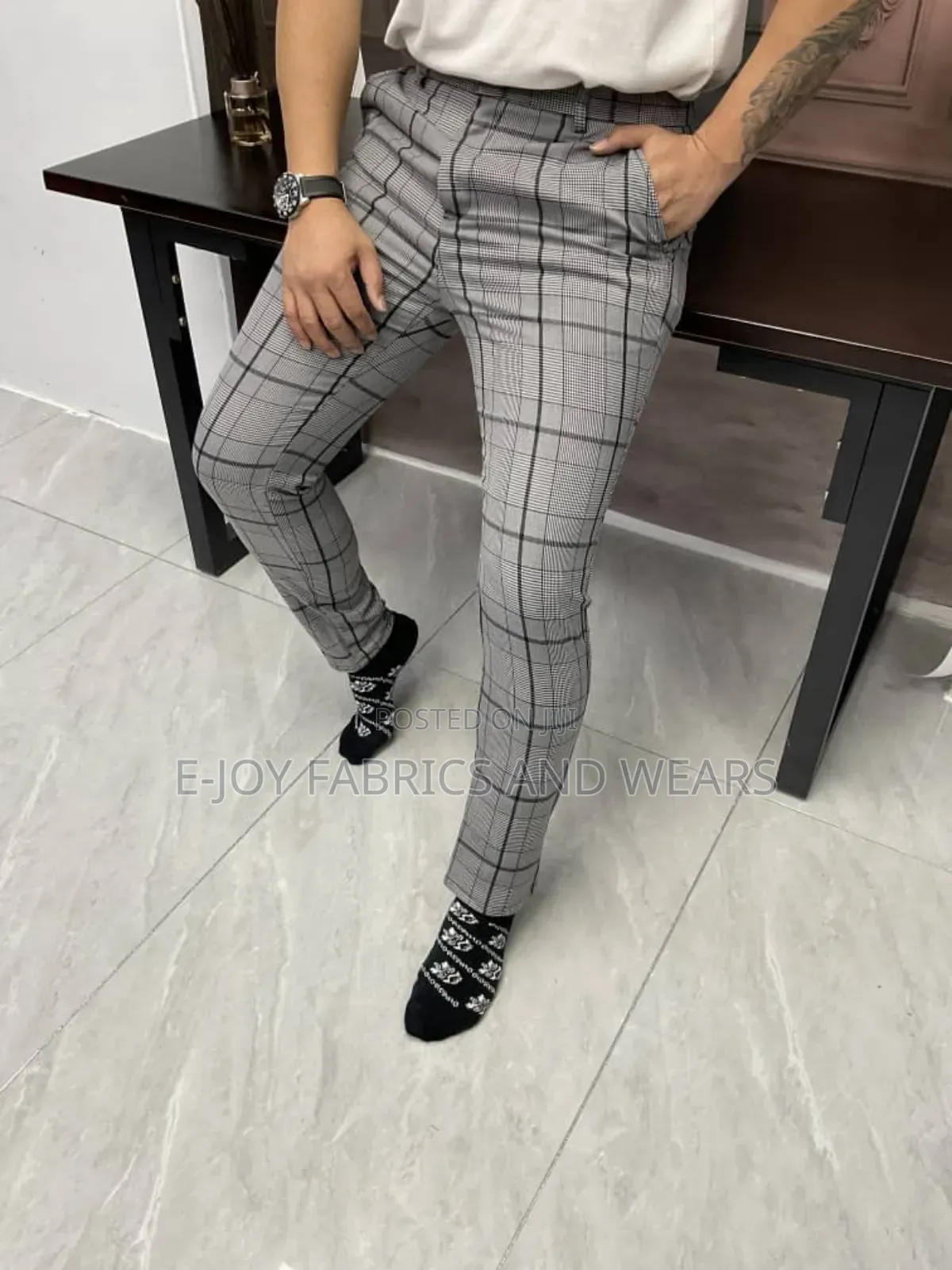 High Quality Checkered Pants