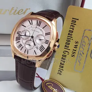 Original Cartier Leather Wristwatch