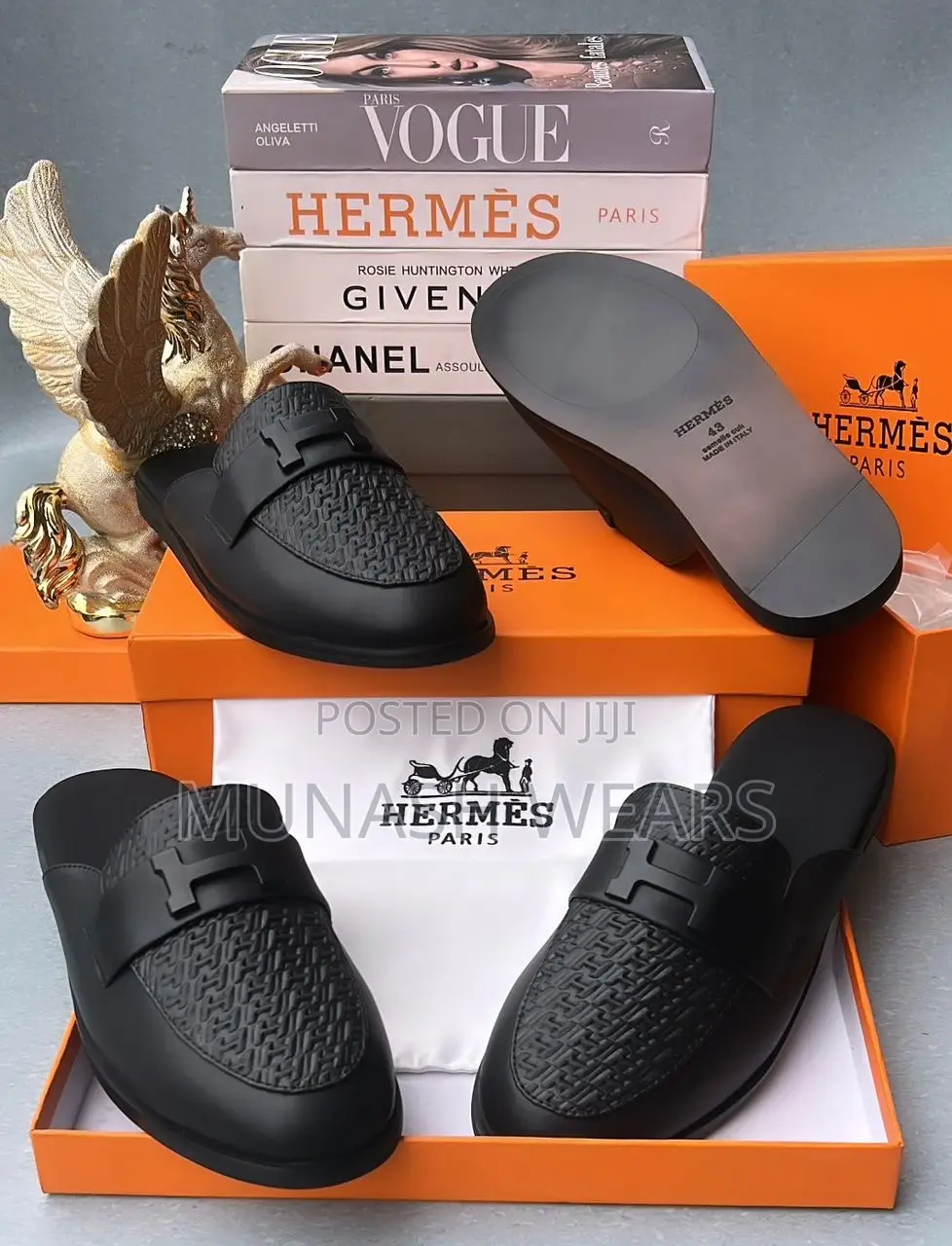 Hermes Leather Half Shoe