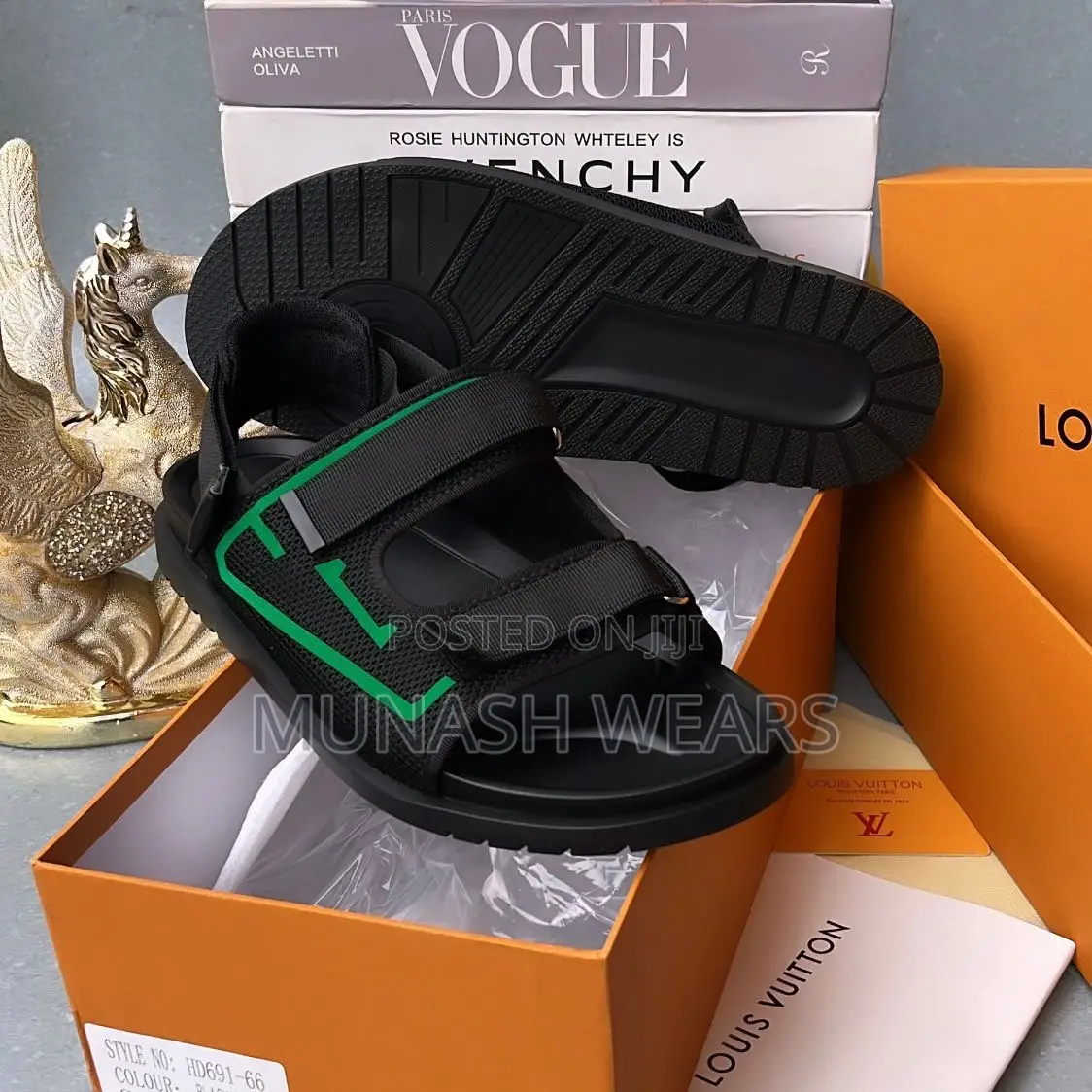 Luxury Louis Vuitton Monogram Sandal
