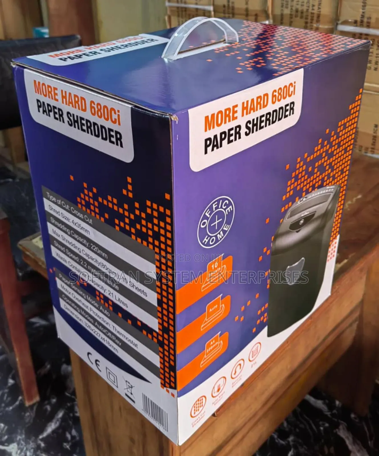 More Hard 680ci Paper Shredder