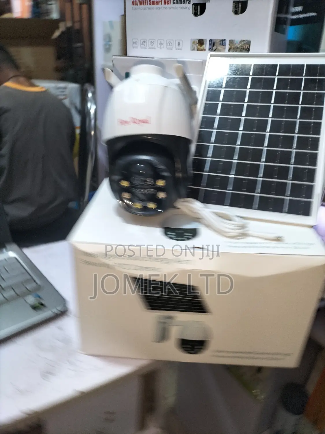 V380 4g Solar PTZ Camera, Camera Range: 15mvm Be