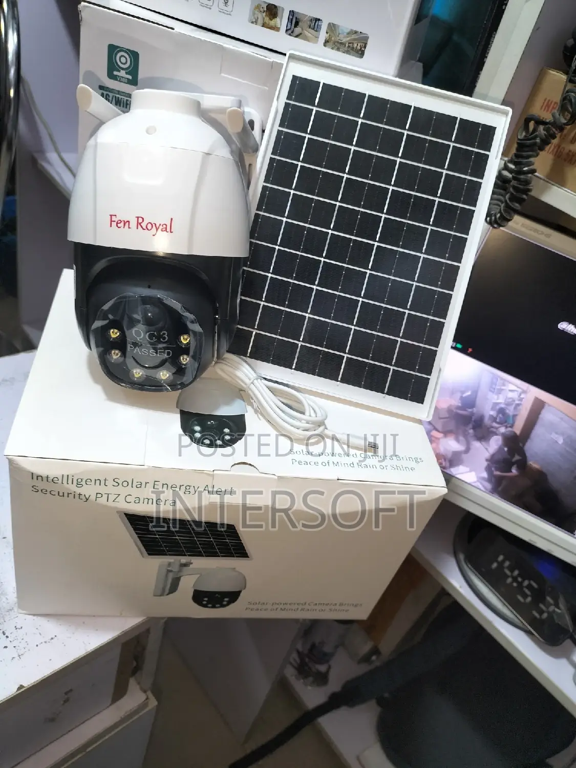 V380 Pro 4g Solar PTZ Camera Affordable Security Camera