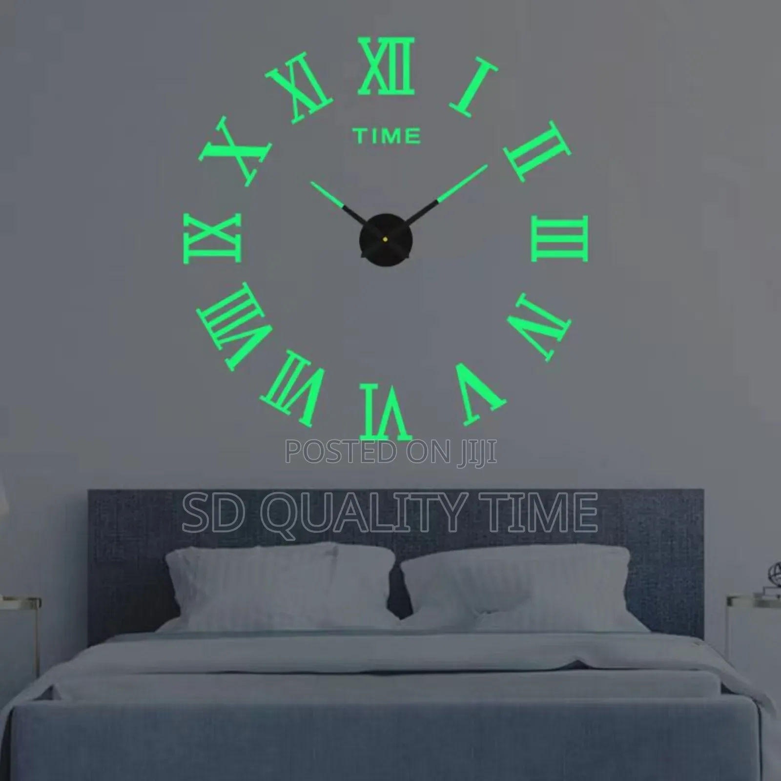 Diy 3d Wall Clock (Night Glow)