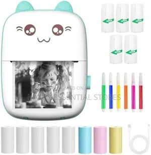 Portable Mini Printer With Complete Accessories -