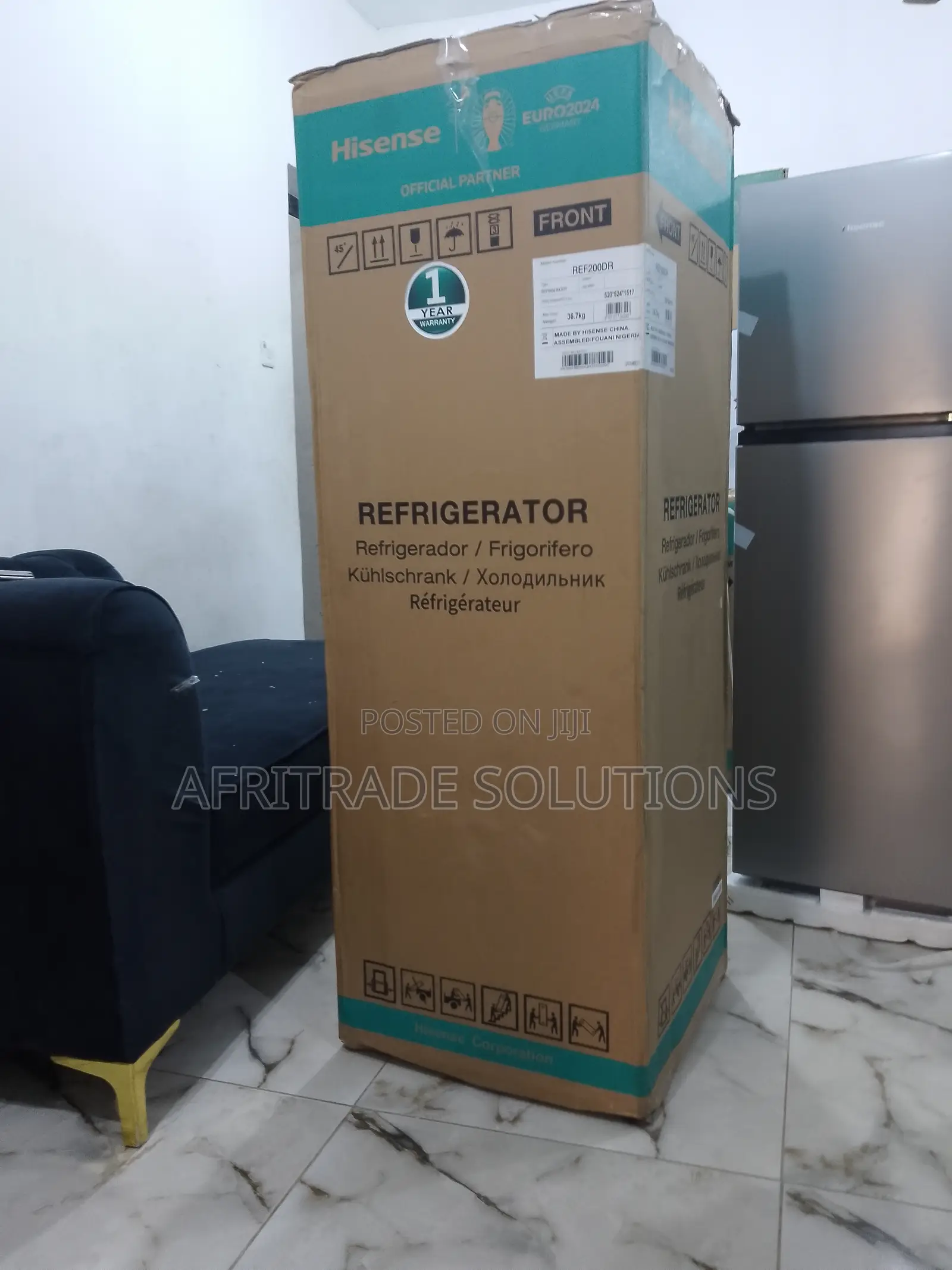 New Hisense Ref200dr 154 Liters Refrigerator