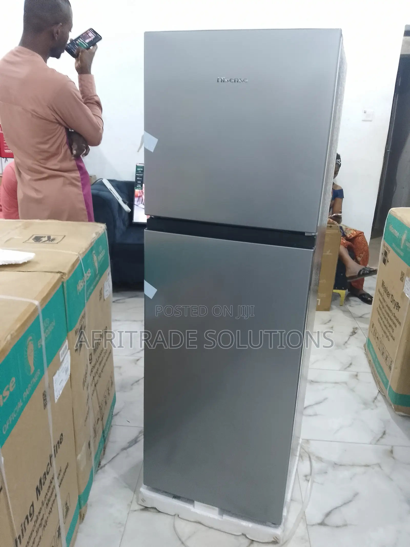 Hisense Ref200dr 154 Liters Refrigerator- Siver Colour