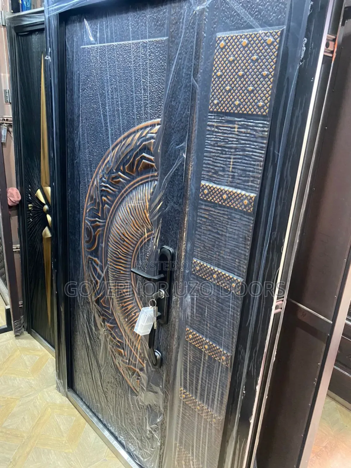 Strong High Quality Cast Aluminium Security Door