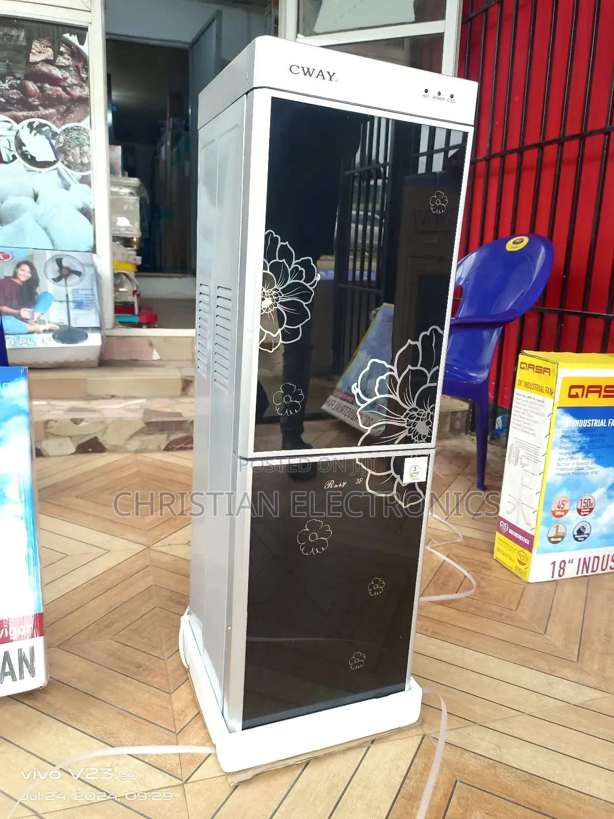 Cway Water Dispenser With Refrigerator Brand New