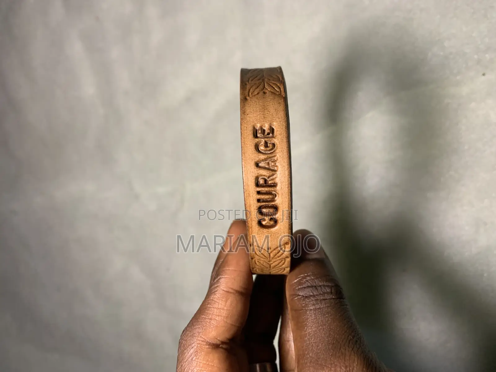 Customizable Leather Bracelet