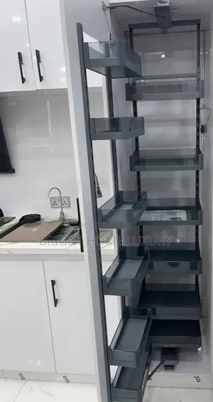 Luxury Kitchen Pantry Unit Organizer Glass Series
