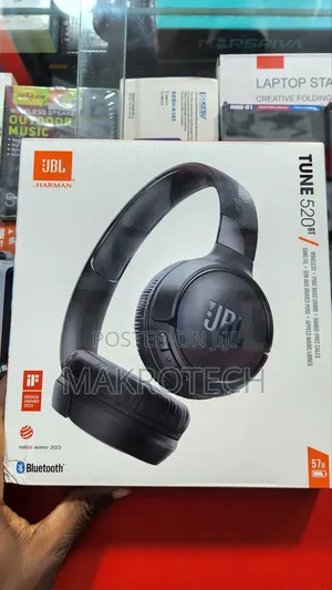 JBL Tune 520BT - Wireless on-Ear Headphones, Up to 57H