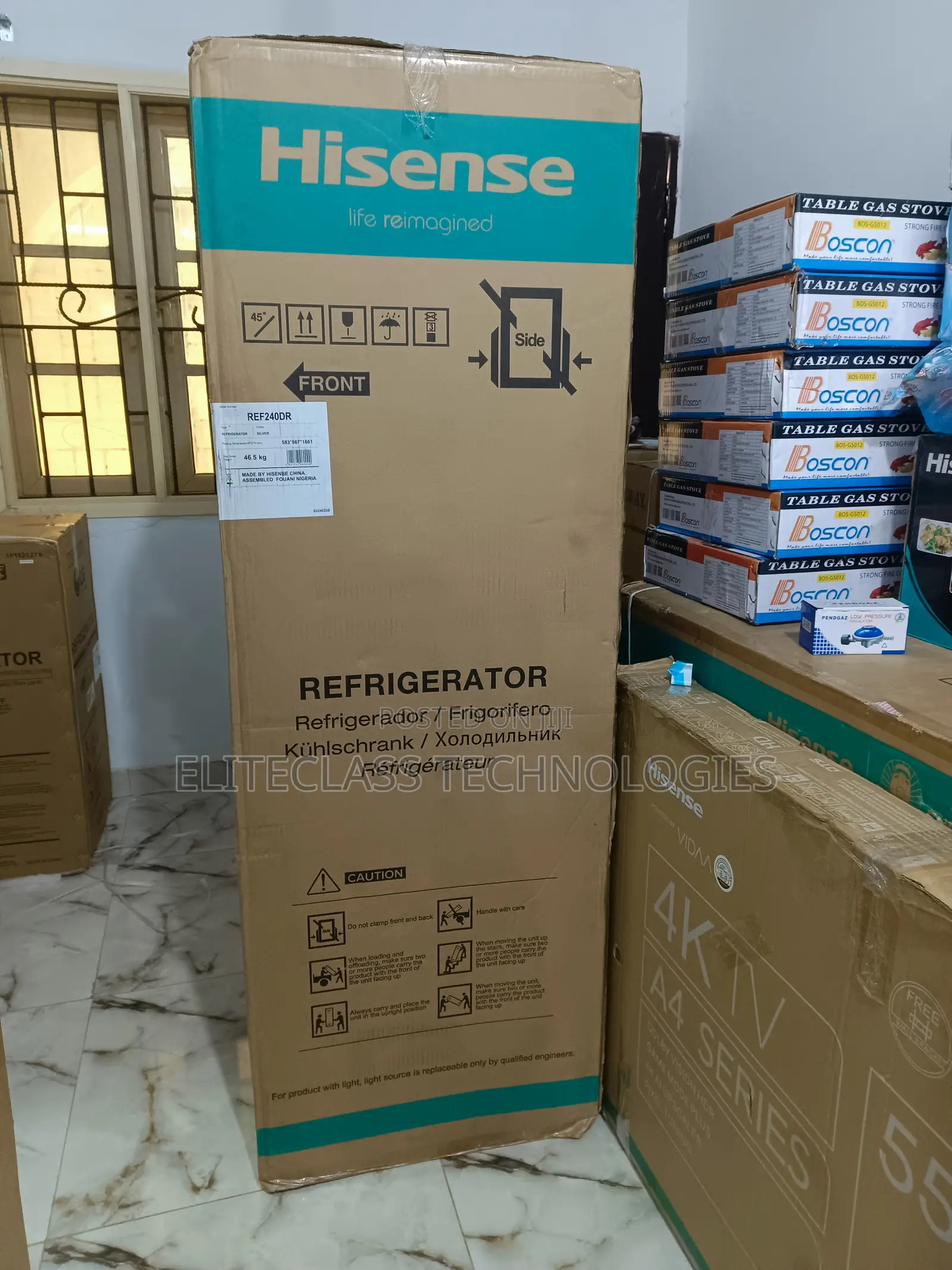 Fast Freezer Hisense Refrigerator REF240DR