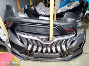 Complete Front and Back Bumper Upgrade Toyota Venza 2010 To