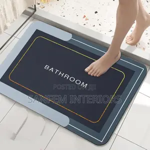 Mud Bathroom Mat, Non-slip, Super Absorbent