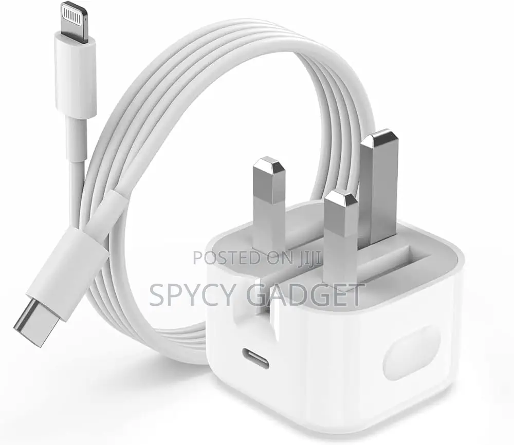 80W USB-C Power Adapter to iPhone Lightning Cable