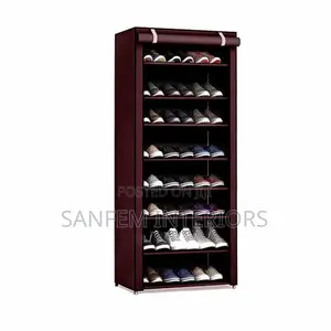 8 Layers Fabric Shoe Rack