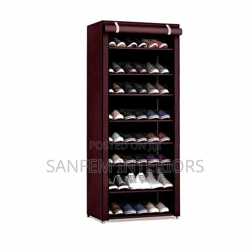 8 Layers Fabric Shoe Rack