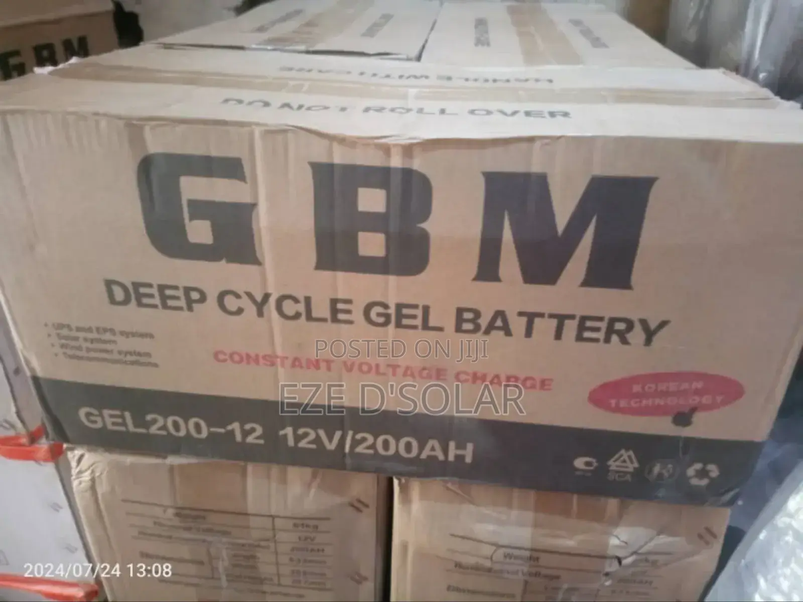 200ah/12v G B M Battery