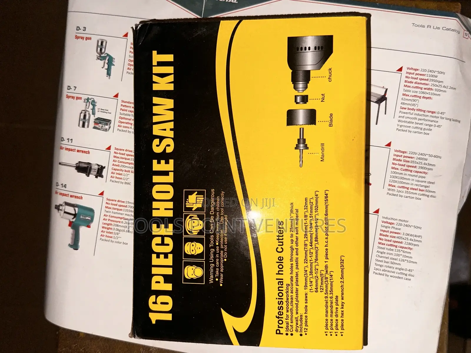 16 Piece Hole Saw Kit