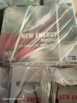 220ah /12volts New Energy Tubular Solar Battery