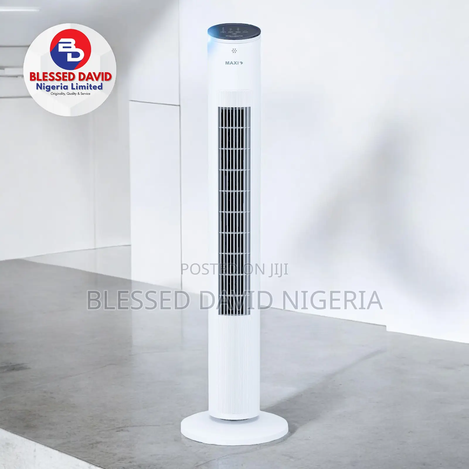 Maxi Tower Fan 45 Watts White